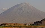 TANZANIA - Ol Doinyo Lengai Volcano from Lake Natron - 1